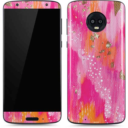 Etta Vee Gold Dust Moto G6 Skin