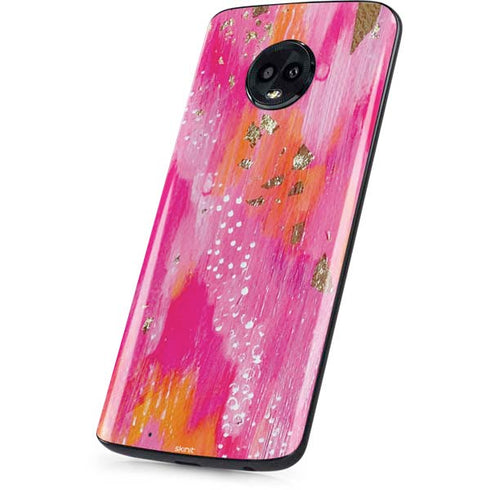 Etta Vee Gold Dust Moto G6 Skin