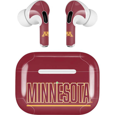 University of Minnesota Athletic Text AirPods Pro 2nd Gen Skin