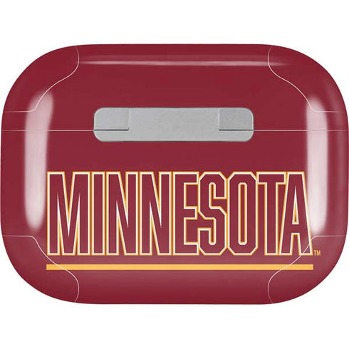 University of Minnesota Athletic Text AirPods Pro 2nd Gen Skin