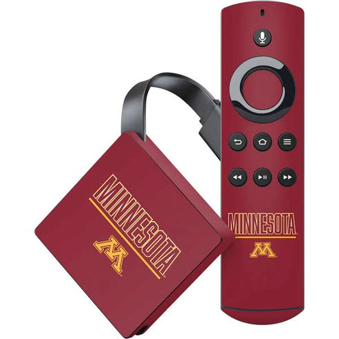 University of Minnesota Athletic Text Amazon Fire TV Skin