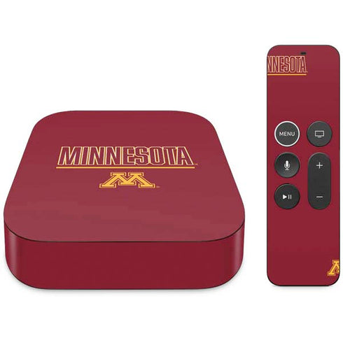 University of Minnesota Athletic Text Apple TV Skin