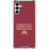 University of Minnesota Athletic Text Galaxy A13 5G Clear Case