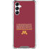 University of Minnesota Athletic Text Galaxy A14 5G Clear Case