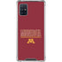 University of Minnesota Athletic Text Galaxy A51 5G Clear Case