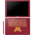 University of Minnesota Athletic Text Galaxy Book 12in Skin