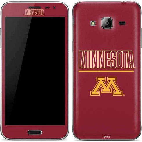 University of Minnesota Athletic Text Galaxy J3 Skin