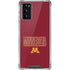 University of Minnesota Athletic Text Galaxy Note20 5G Clear Case