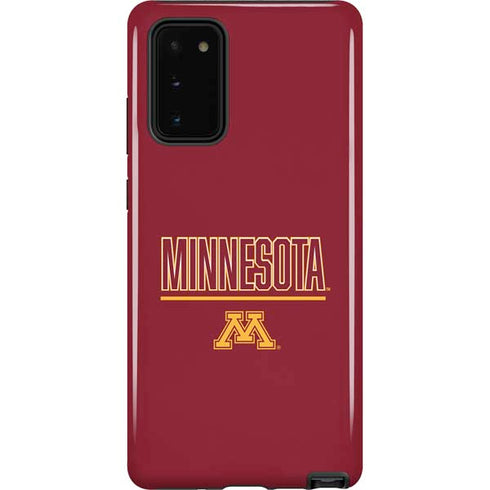 University of Minnesota Athletic Text Galaxy Note20 5G Pro Case