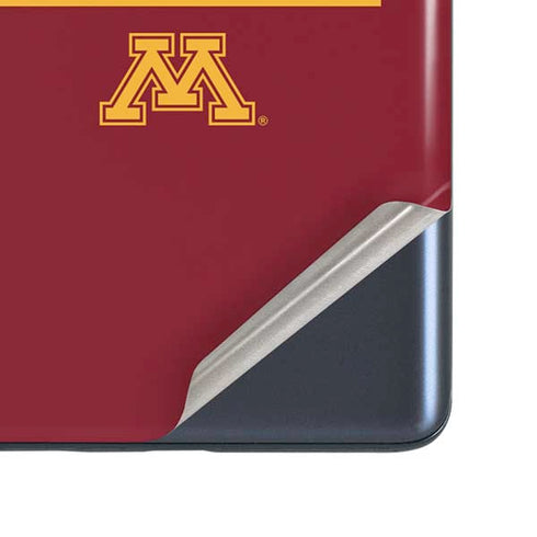 University of Minnesota Athletic Text Galaxy S20 Fan Edition Skin