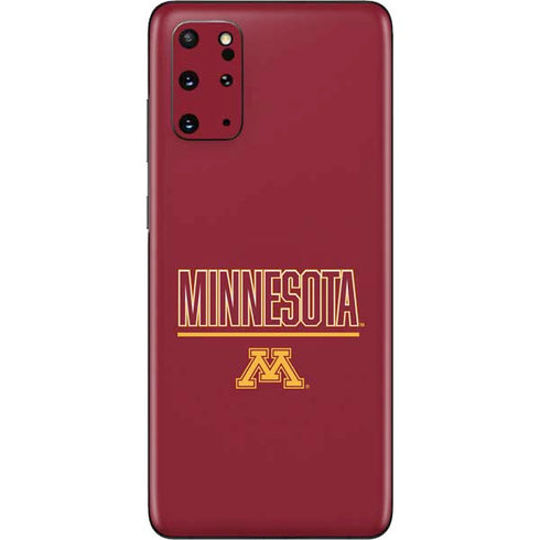 University of Minnesota Athletic Text Galaxy S20 Plus Skin