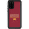 University of Minnesota Athletic Text Galaxy S20 Plus Waterproof Case