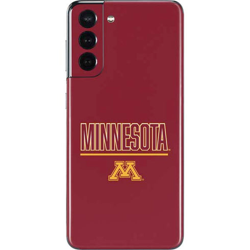 University of Minnesota Athletic Text Galaxy S21 5G Skin