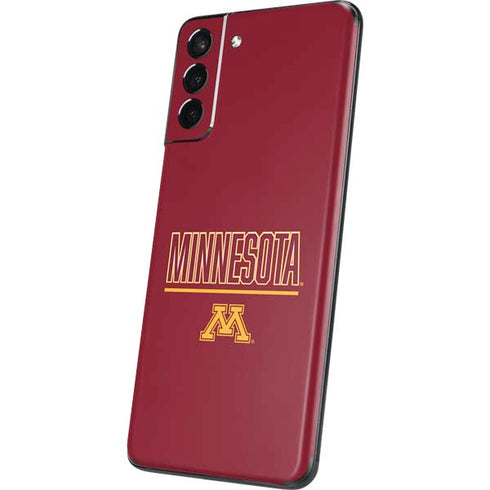 University of Minnesota Athletic Text Galaxy S21 5G Skin