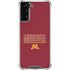 University of Minnesota Athletic Text Galaxy S21 Plus 5G Clear Case
