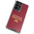 University of Minnesota Athletic Text Galaxy S21 Ultra 5G Clear Case