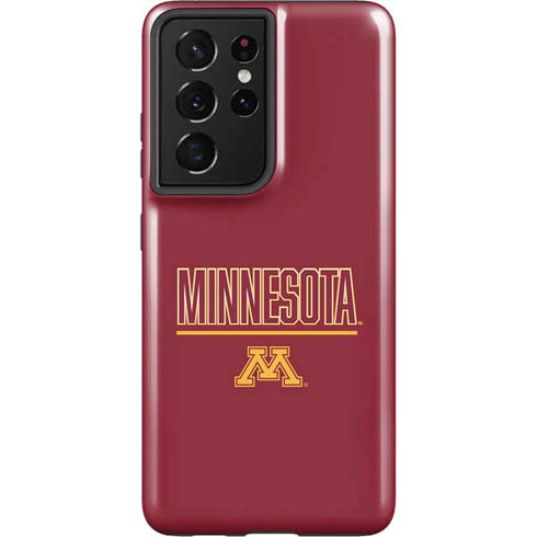 University of Minnesota Athletic Text Galaxy S21 Ultra 5G Pro Case