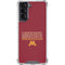 University of Minnesota Athletic Text Galaxy S22 Clear Case