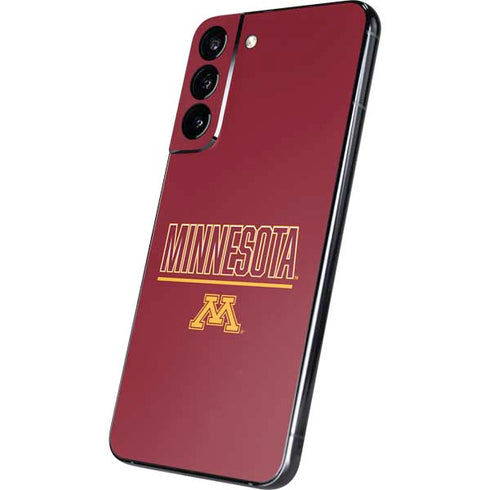 University of Minnesota Athletic Text Galaxy S22 Plus Skin