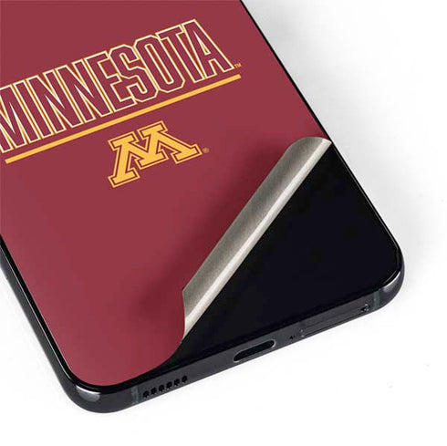 University of Minnesota Athletic Text Galaxy S22 Plus Skin