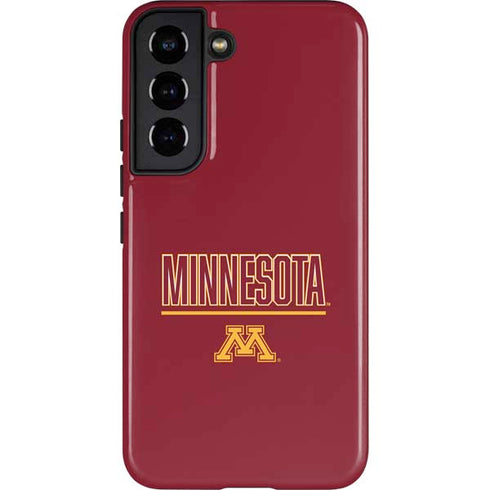 University of Minnesota Athletic Text Galaxy S22 Pro Case