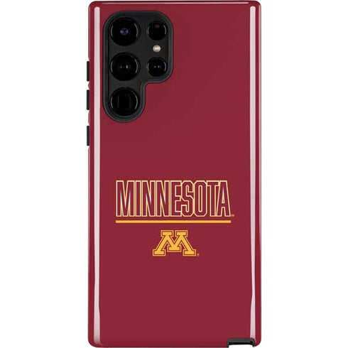 University of Minnesota Athletic Text Galaxy S22 Ultra Pro Case