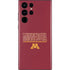 University of Minnesota Athletic Text Galaxy S22 Ultra Skin