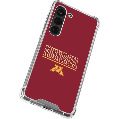 University of Minnesota Athletic Text Galaxy S23 Clear Case