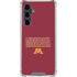 University of Minnesota Athletic Text Galaxy S23 FE Clear Case
