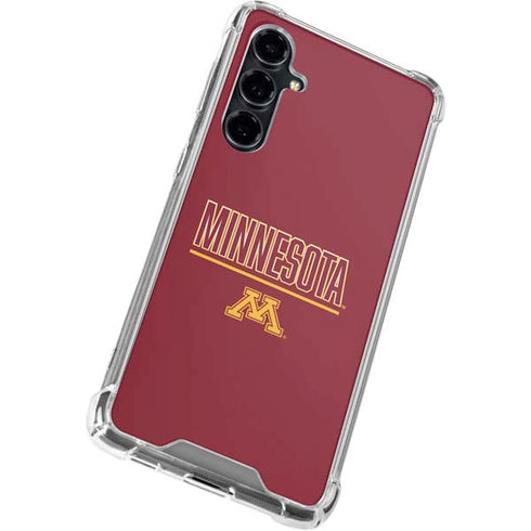 University of Minnesota Athletic Text Galaxy S23 FE Clear Case