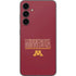 University of Minnesota Athletic Text Galaxy S23 FE Skin