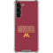 University of Minnesota Athletic Text Galaxy S23 Plus Clear Case