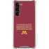 University of Minnesota Athletic Text Galaxy S23 Plus Clear Case