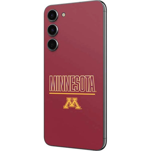 University of Minnesota Athletic Text Galaxy S23 Plus Skin