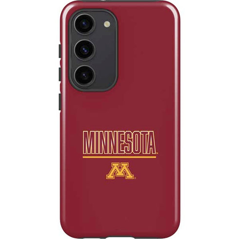 University of Minnesota Athletic Text Galaxy S23 Pro Case