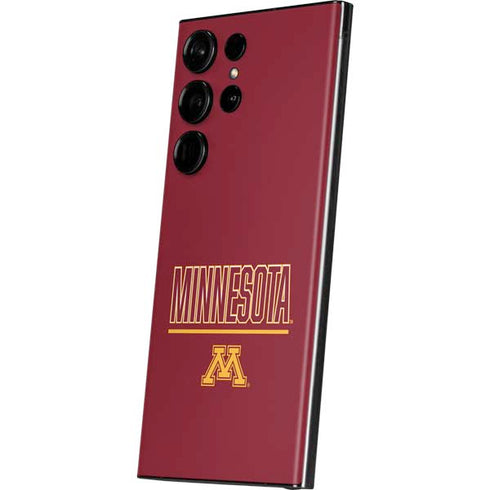 University of Minnesota Athletic Text Galaxy S23 Ultra Skin