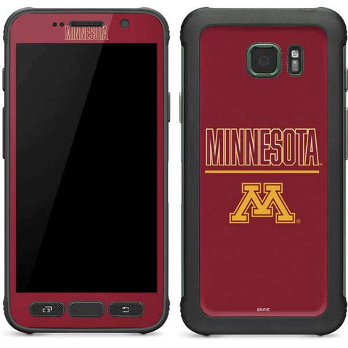 University of Minnesota Athletic Text Galaxy S7 Active Skin