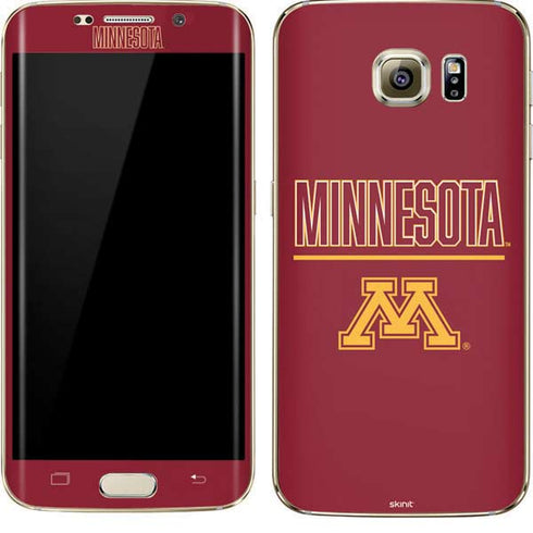 University of Minnesota Athletic Text Galaxy S7 Edge Skin