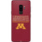 University of Minnesota Athletic Text Galaxy S9 Plus Skin