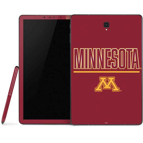 University of Minnesota Athletic Text Samsung Galaxy Tab Skin