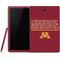 University of Minnesota Athletic Text Samsung Galaxy Tab Skin