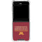 University of Minnesota Athletic Text Galaxy Z Flip5 5G Clear Case
