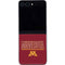 University of Minnesota Athletic Text Galaxy Z Flip5 5G Skin