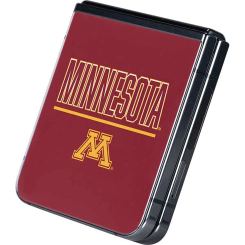 University of Minnesota Athletic Text Galaxy Z Flip5 5G Skin