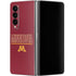 University of Minnesota Athletic Text Galaxy Z Fold4 5G Skin