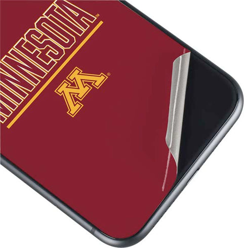 University of Minnesota Athletic Text iPhone 11 Skin