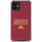 University of Minnesota Athletic Text iPhone 12 Clear Case