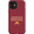University of Minnesota Athletic Text iPhone 12 Impact Case