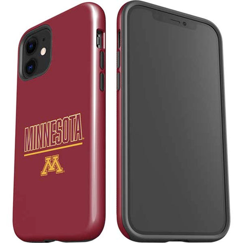 University of Minnesota Athletic Text iPhone 12 Impact Case