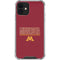 University of Minnesota Athletic Text iPhone 12 Mini Clear Case